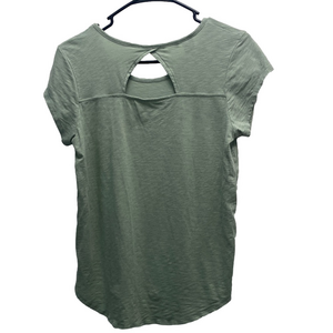 Max Studio Peekaboo Open Back Top Women's Size Medium Shirt